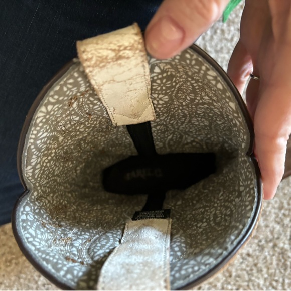Old pair of Laredo Cowboy Boots Brown/Cream size 8 - Picture 6 of 9